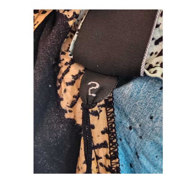 Zero + Maria Cornejo Printed Full Length Multi-Coloured Dress Size 2 - Picture 7 of 7